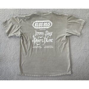 KLOS FM x Robert Plant Jimmy Page Shirt Mens XL Hollywood Bowl '98 Single Stitch